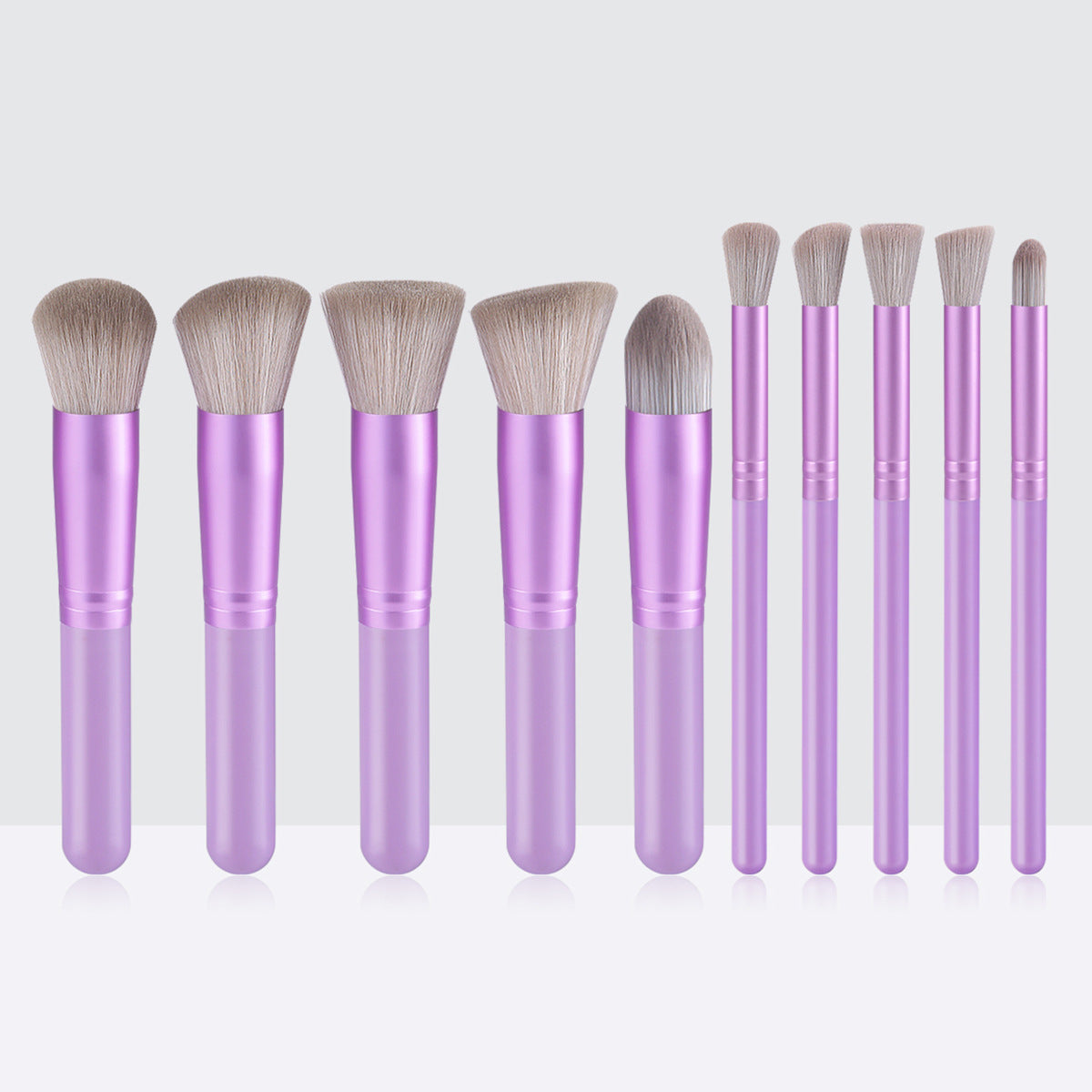Portable Models 10 PCs 5 Big 5 Small Makeup Brushes Set