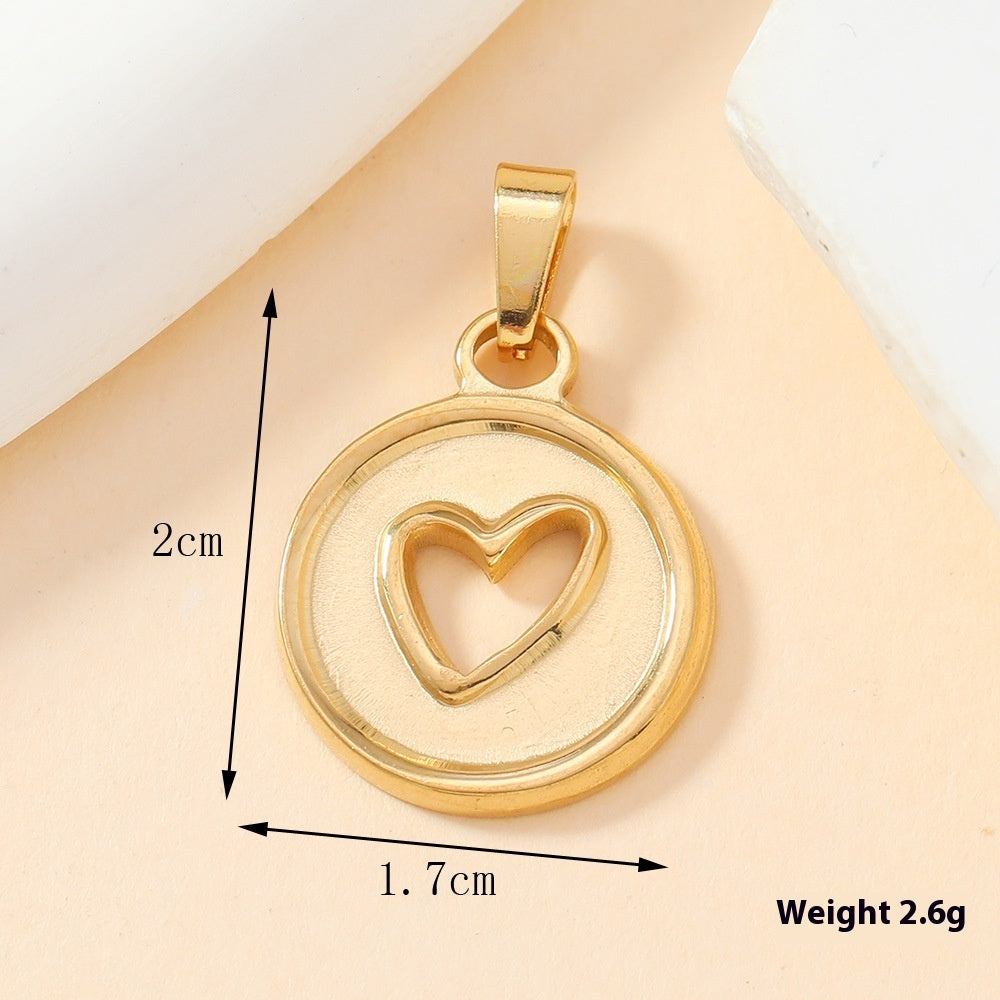 Single Pendant Stainless Steel Casting Ornament Fashion Love Women