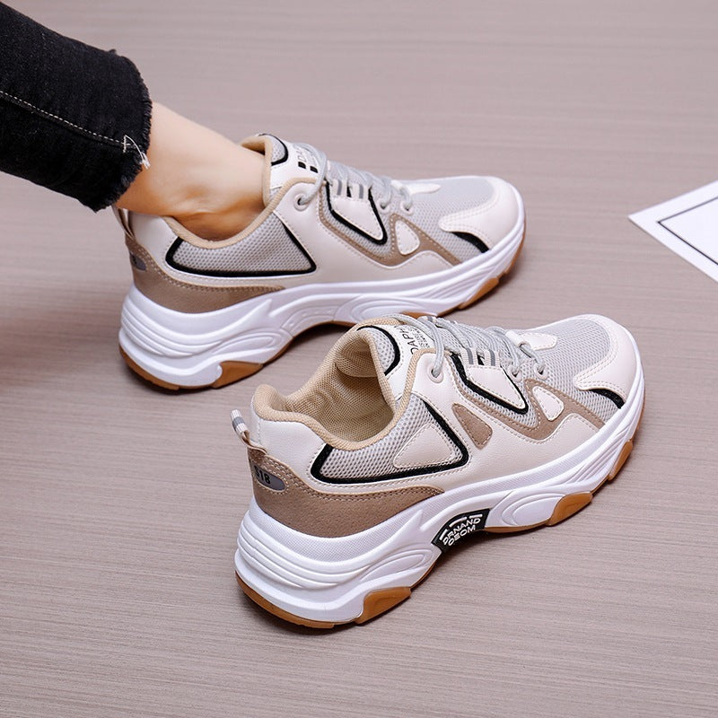 Mesh Breathable Sneakers Net Celebrity Old Shoes Female