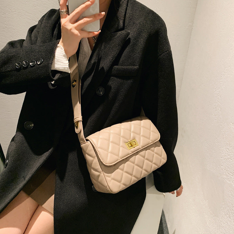 Rhombus Pattern Personalized Car Stitching Solid Color PU