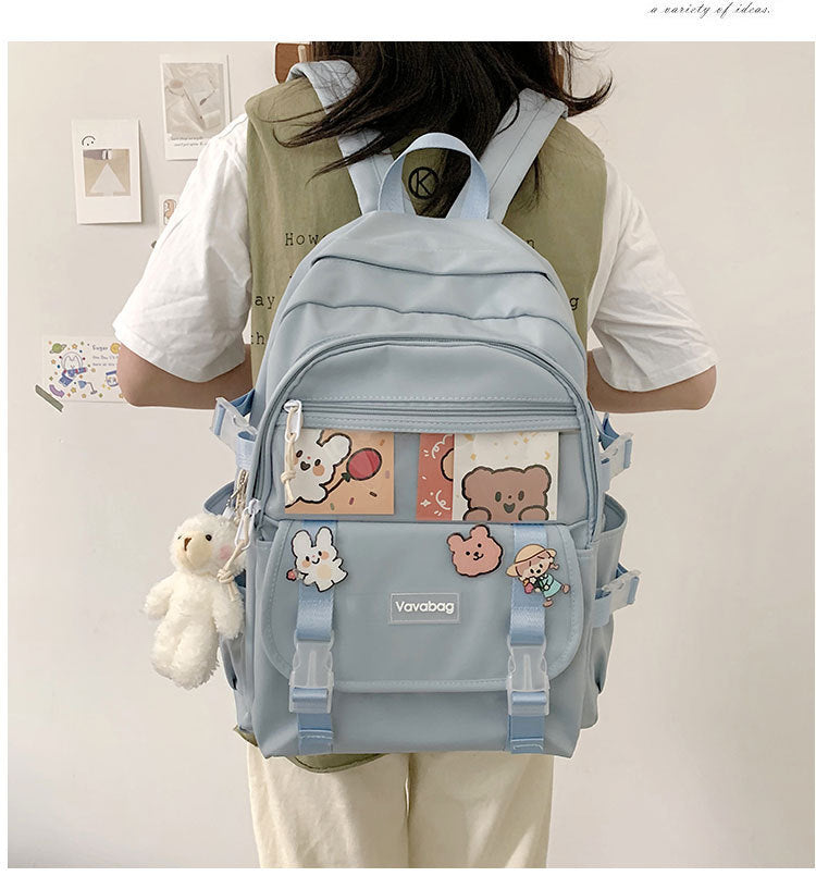 Ins Japanese Cute Girl Large-capacity Backpack