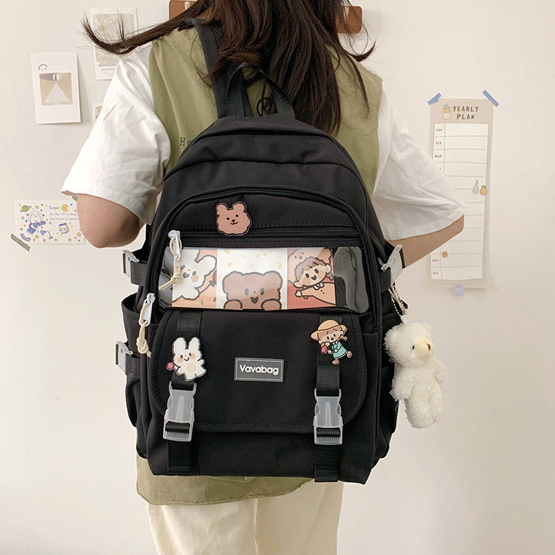 Ins Japanese Cute Girl Large-capacity Backpack