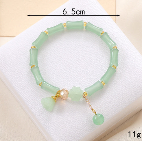 Rose And You Bamboo Camellia Bracelet