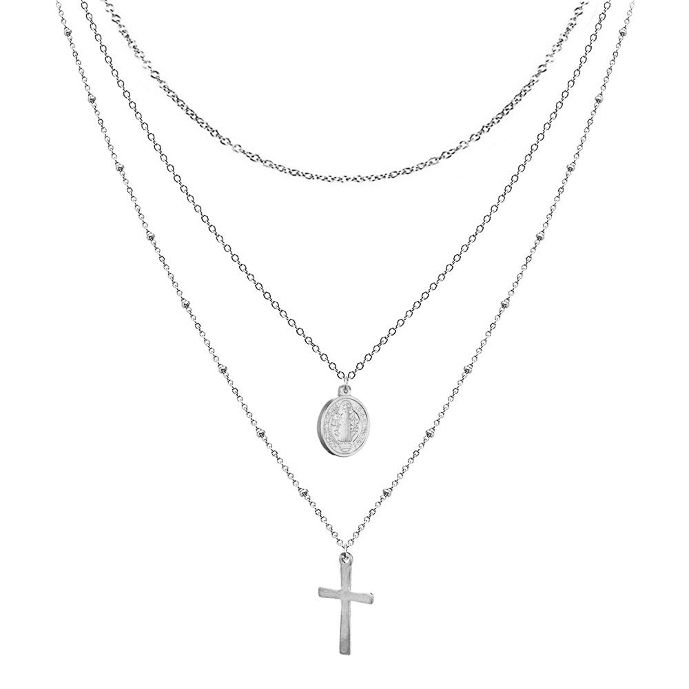 Fashion Simple Stainless Steel Thin Necklace