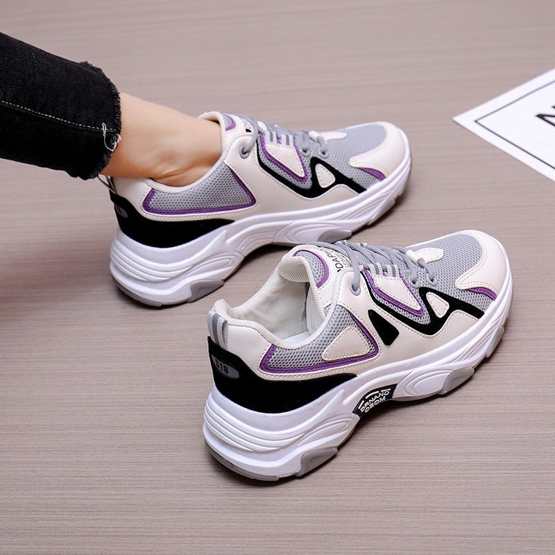 Mesh Breathable Sneakers Net Celebrity Old Shoes Female