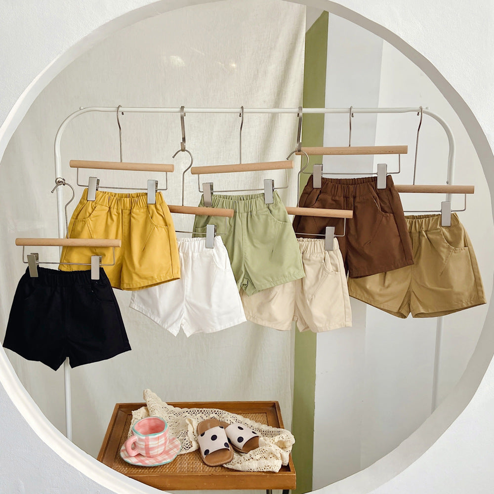 South Korea Casual Working Pants Baby Thin Outer Wear