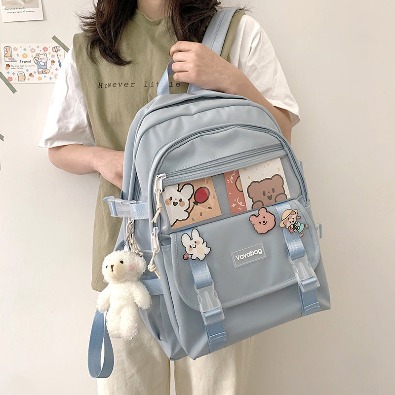 Ins Japanese Cute Girl Large-capacity Backpack