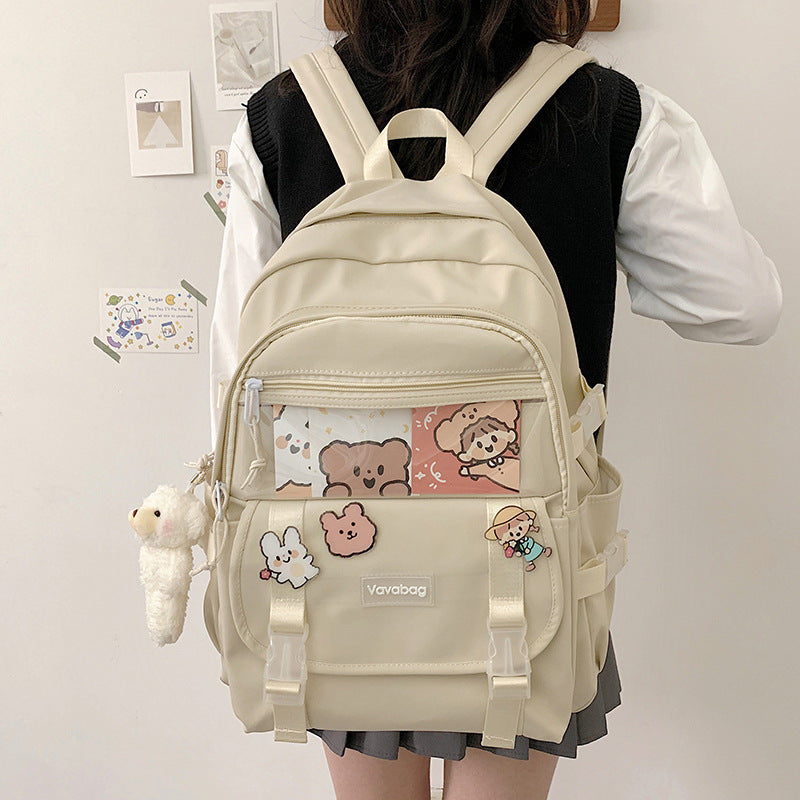 Ins Japanese Cute Girl Large-capacity Backpack