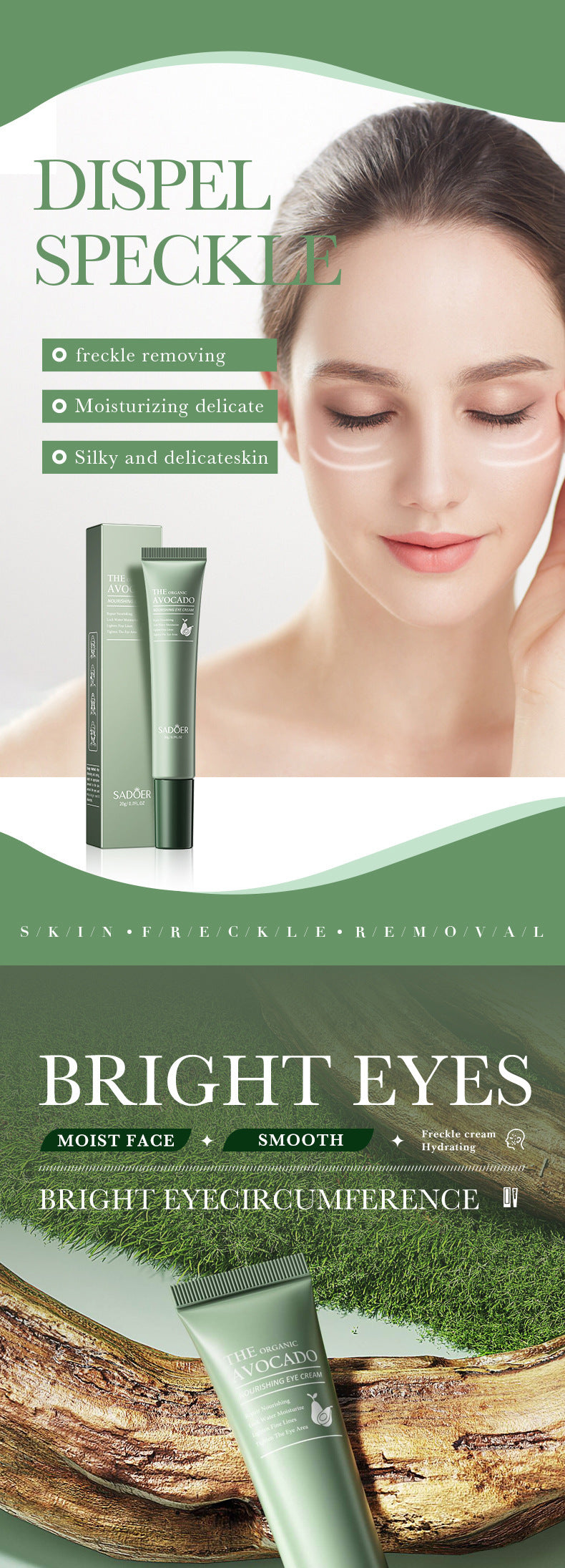 Creamy Eye Treatment With Avocado Moisturizing And Improving