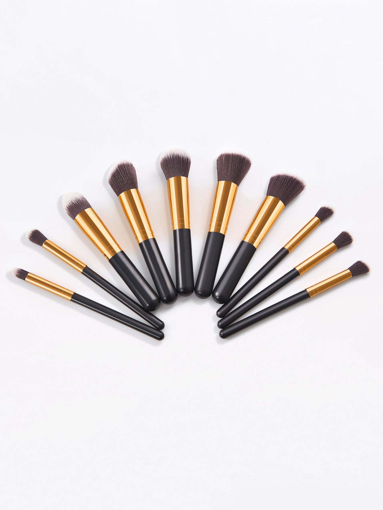 Portable Models 10 PCs 5 Big 5 Small Makeup Brushes Set