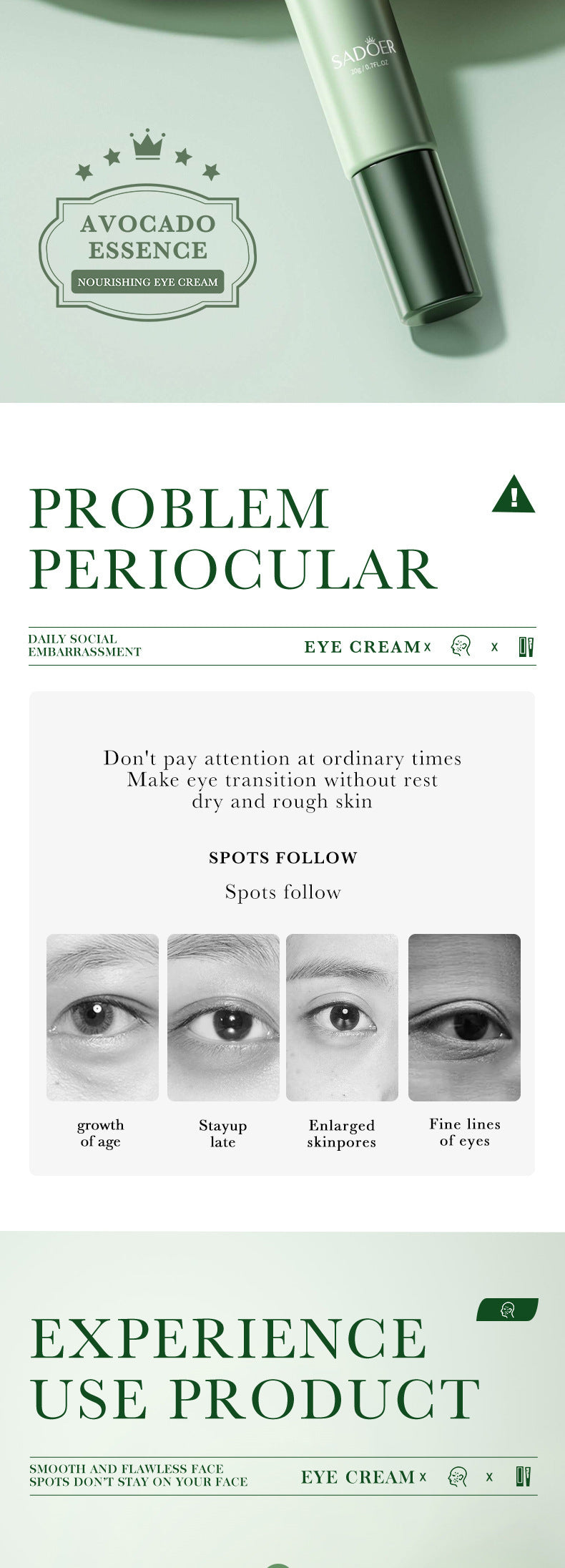 Creamy Eye Treatment With Avocado Moisturizing And Improving