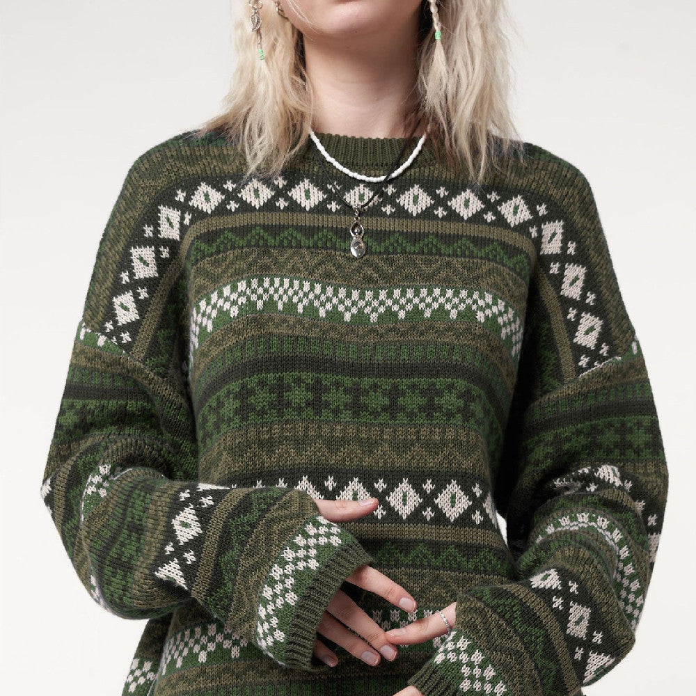 Women's Fashion Color Contrast Stitching Woven Shirt