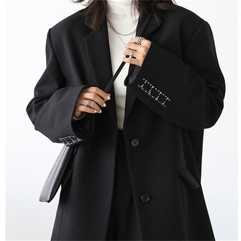 Women's Temperament Fashion Loose Broad-shouldered Jacket