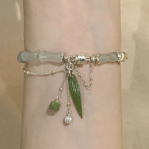 Rose And You Bamboo Camellia Bracelet