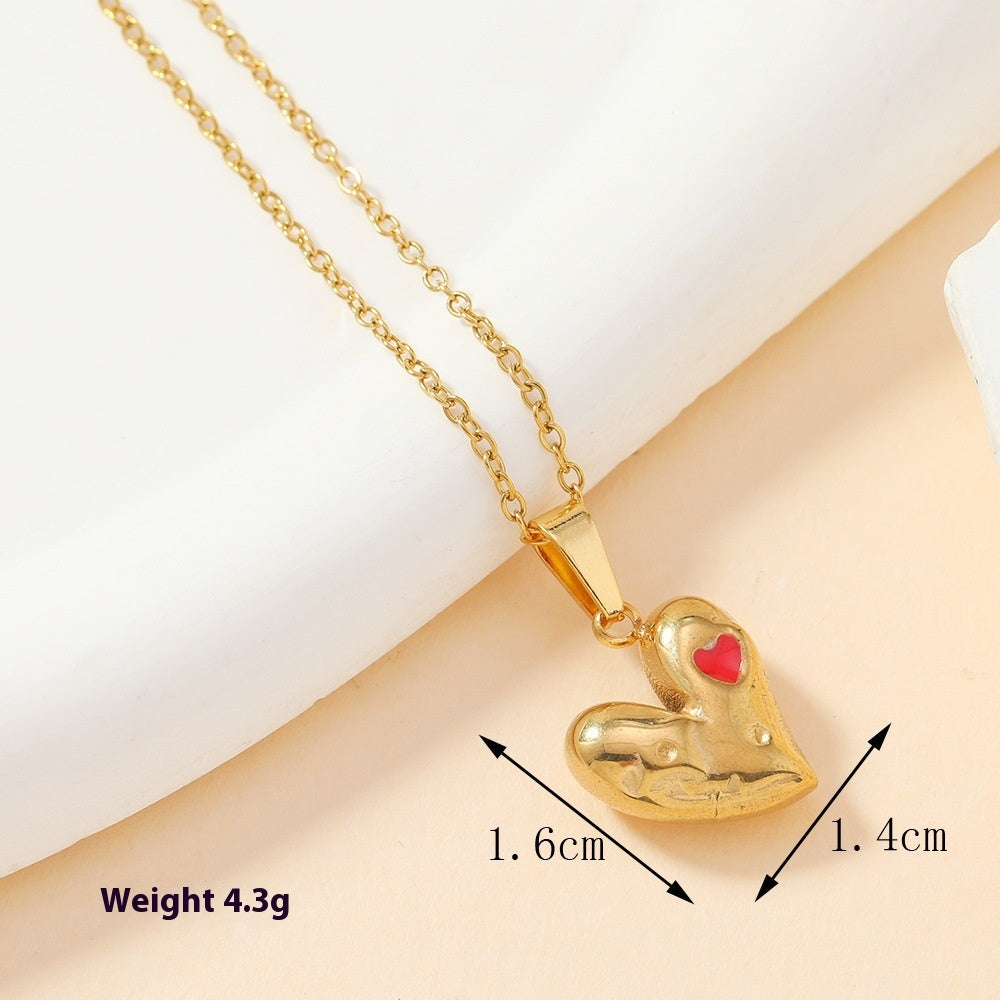 Single Pendant Stainless Steel Casting Ornament Fashion Love Women