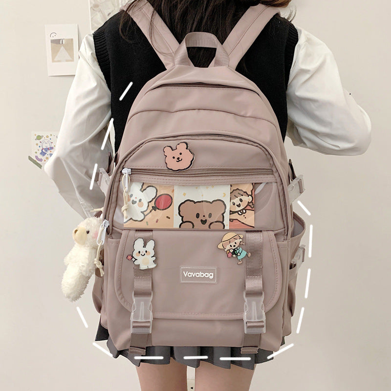 Ins Japanese Cute Girl Large-capacity Backpack