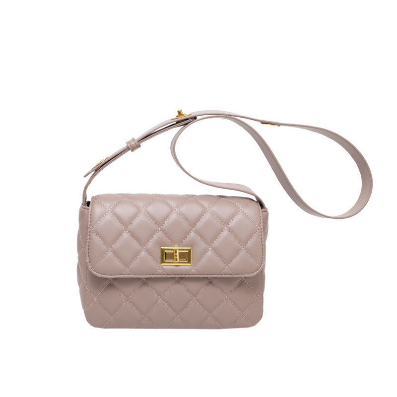 Rhombus Pattern Personalized Car Stitching Solid Color PU