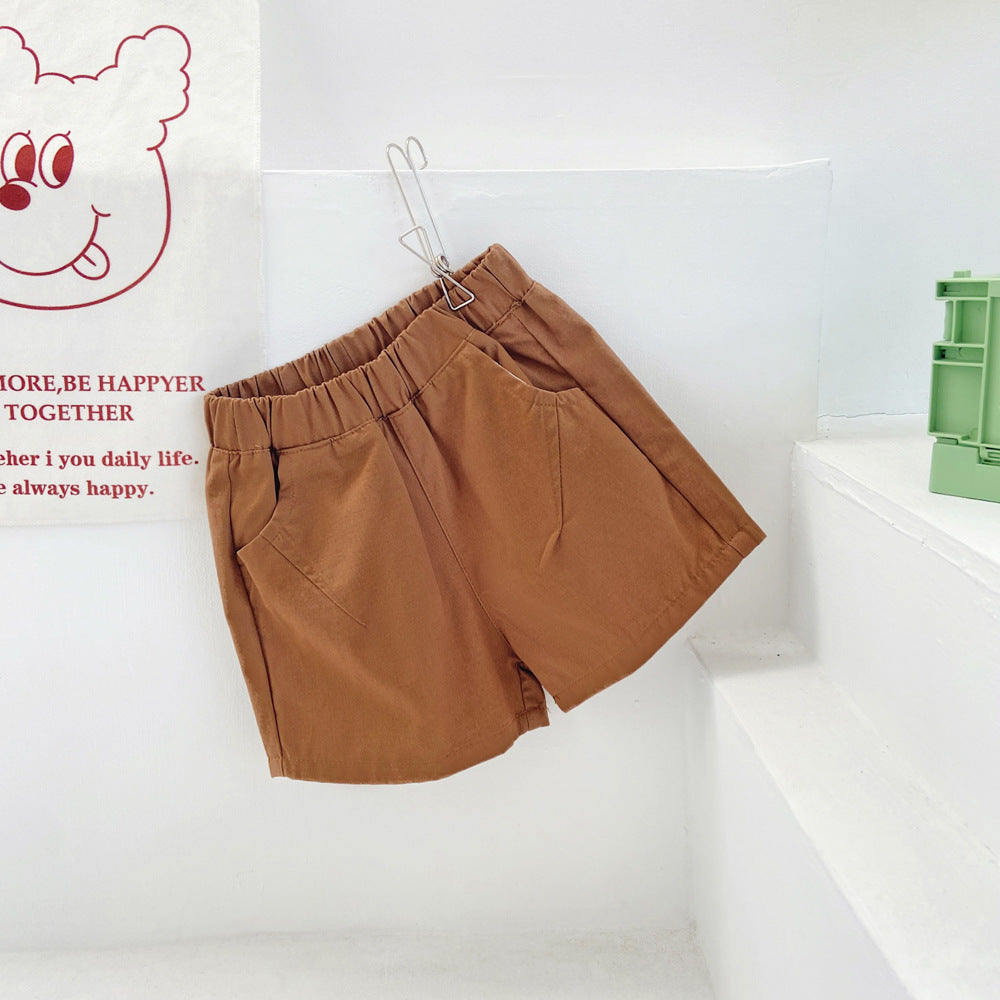 South Korea Casual Working Pants Baby Thin Outer Wear