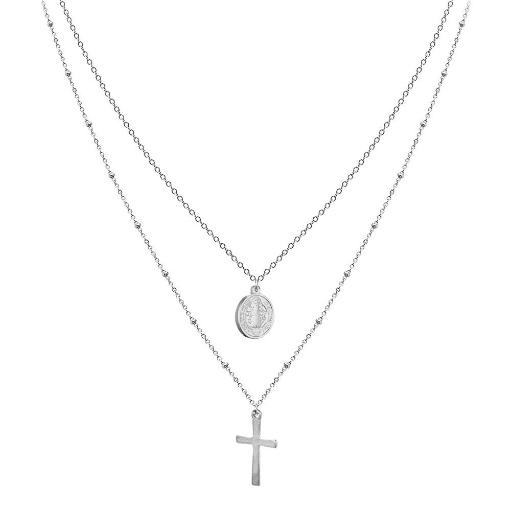 Fashion Simple Stainless Steel Thin Necklace