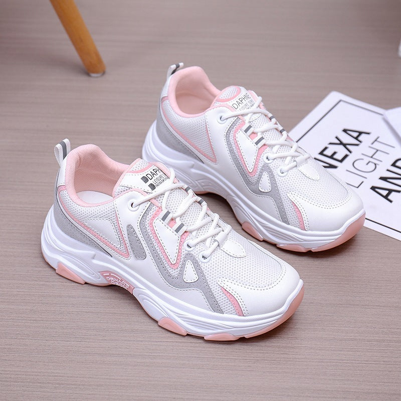 Mesh Breathable Sneakers Net Celebrity Old Shoes Female