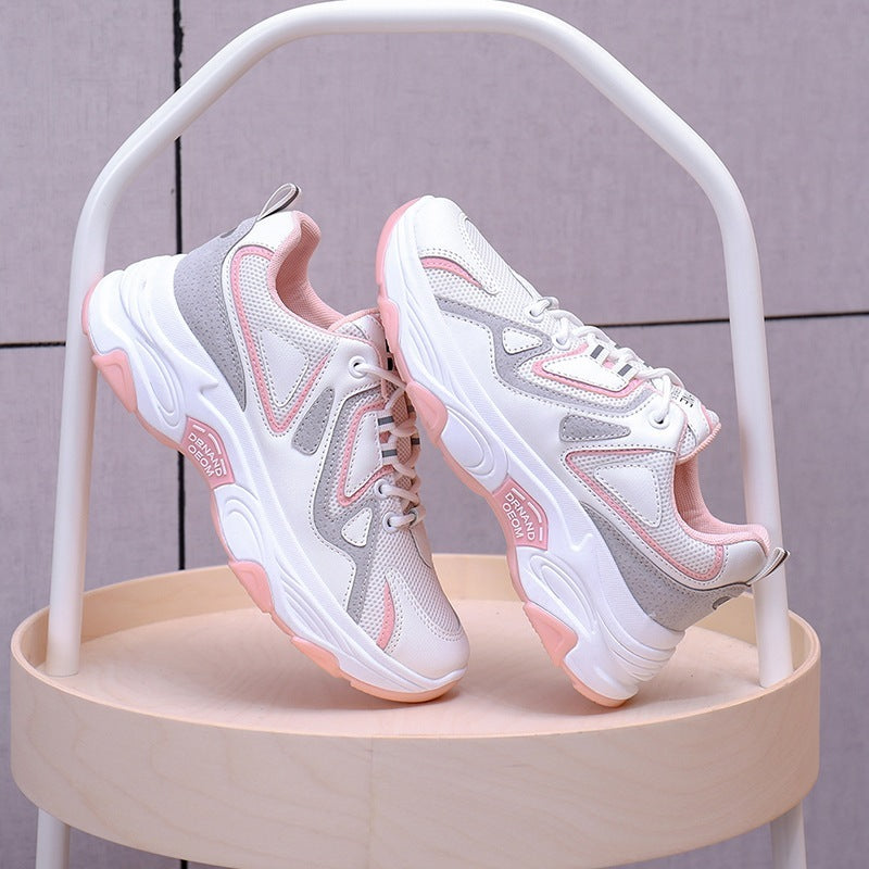 Mesh Breathable Sneakers Net Celebrity Old Shoes Female