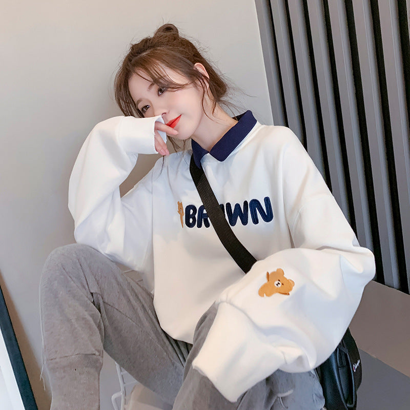 Design Sense Niche Loose Early Autumn Coat Top