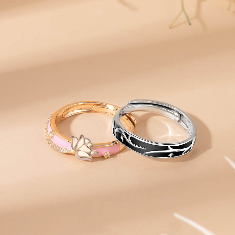 Thorns And Roses Ring Niche High Sense