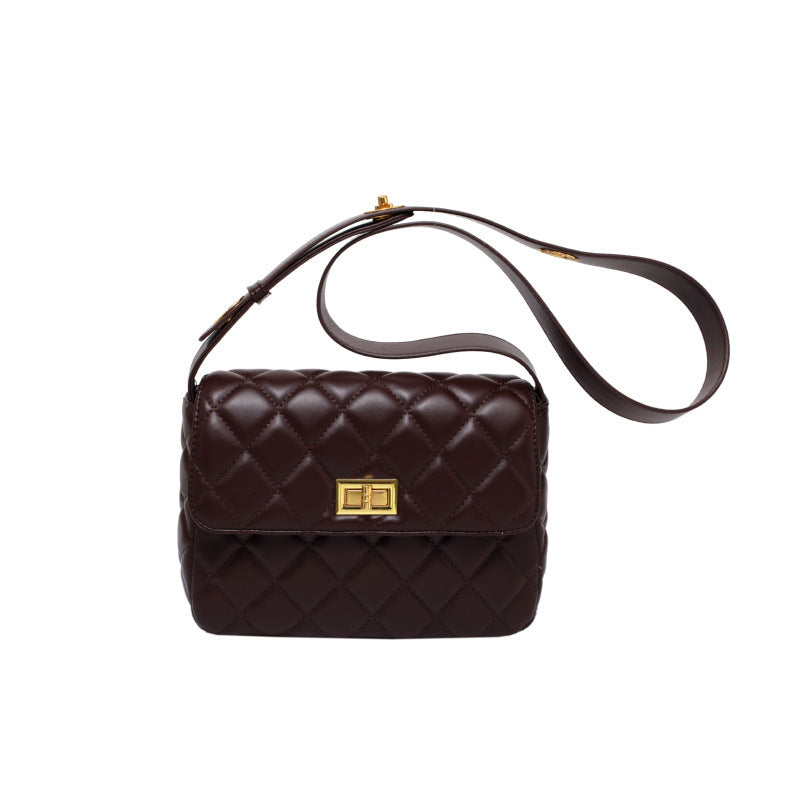 Rhombus Pattern Personalized Car Stitching Solid Color PU