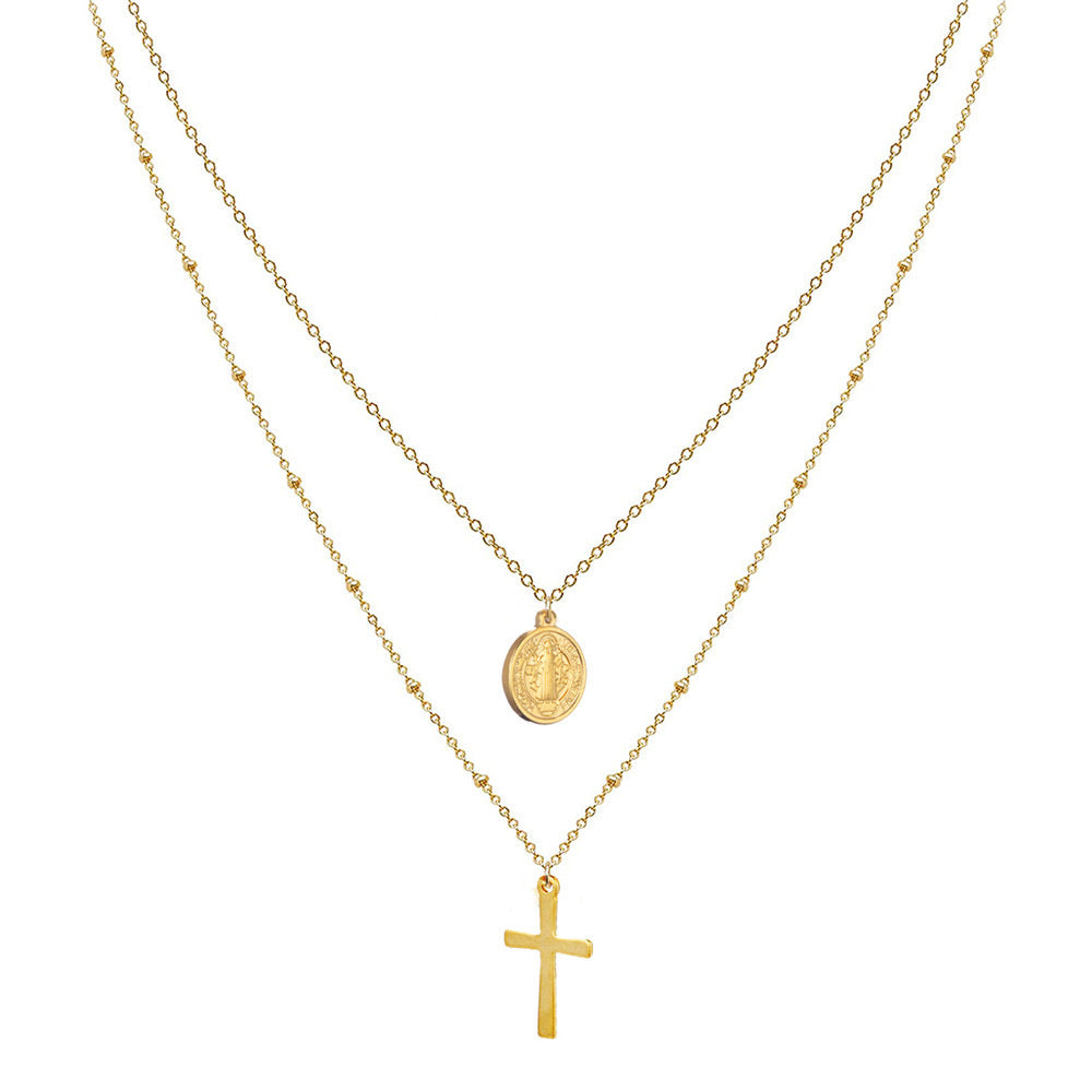 Fashion Simple Stainless Steel Thin Necklace