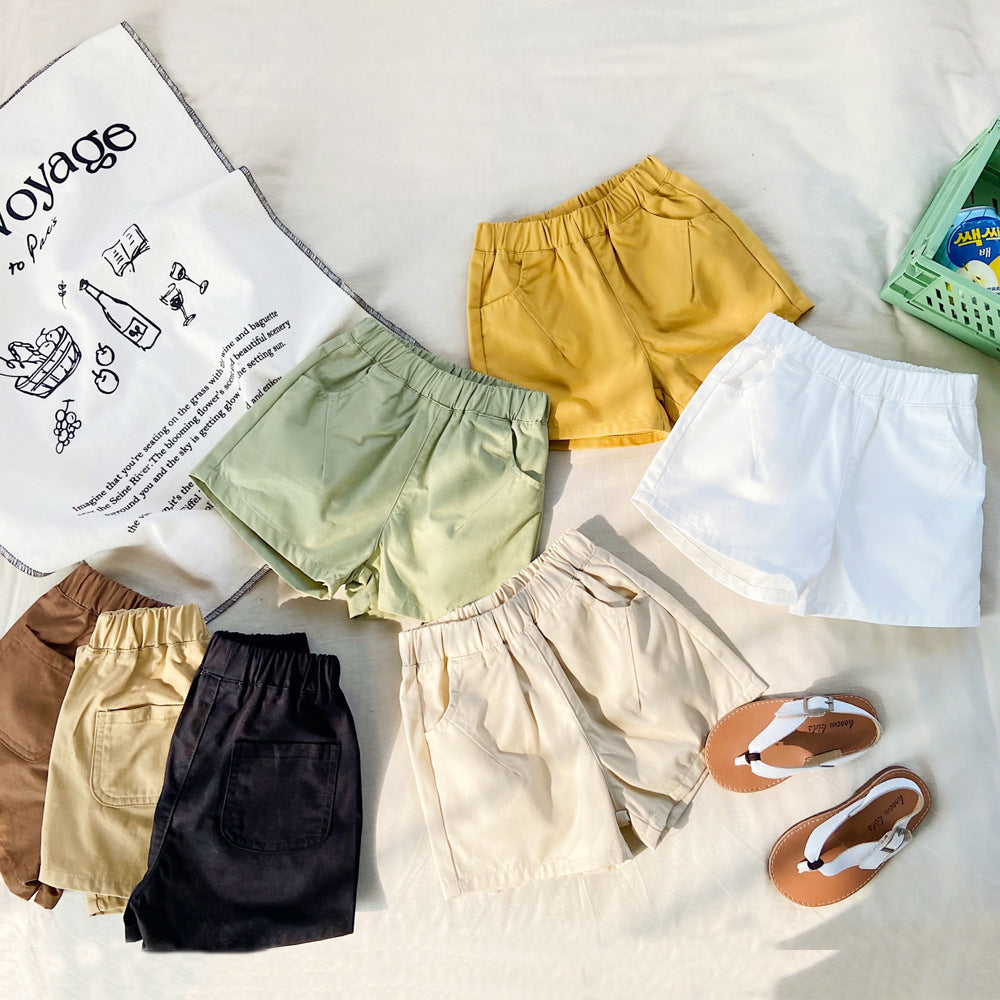 South Korea Casual Working Pants Baby Thin Outer Wear