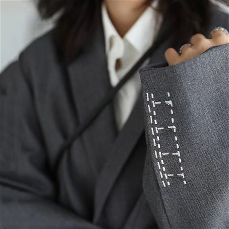 Women's Temperament Fashion Loose Broad-shouldered Jacket